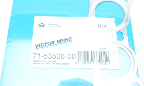 Фото 2 - Прокладка выпускного коллектора VICTOR REINZ 71-53506-00 (715350600)