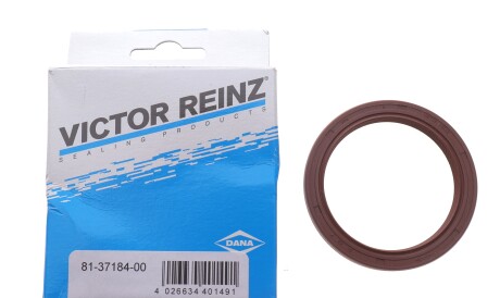 Фото 2 - Сальник распредвала VICTOR REINZ 81-37184-00 (813718400)