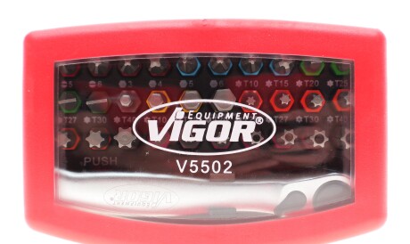 Набір біт комбінований 1/4" 32 од. - VIGOR V5502