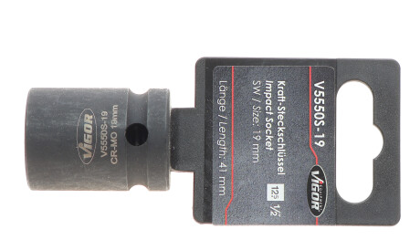 Головка торцева ударна 1/2" 19 мм - VIGOR V5550S-19