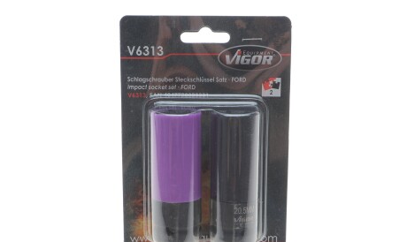 Фото набор ударных головок 1/2 для шиномонтажа 20.5/21.5 мм - VIGOR V6313 Набор ударных головок 1/2 для шиномонтажа 20.5/21.5 мм - VIGOR V6313