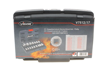 Набор головок - VIGOR V7512/17