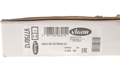 Фото 2 - Автозапчастина VIGOR V7750/12