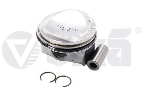 Поршень в комплекті; 1,8 т; біла шпилька; 1шт; +0,25 мм - Vika 11071701401