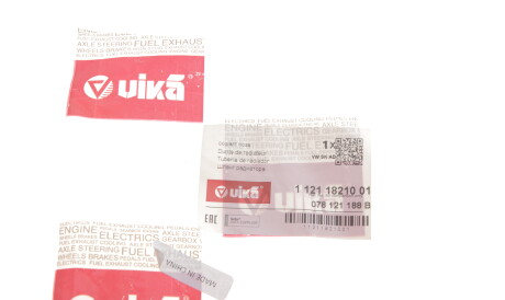 Фото 3 - Патрубок системи охолодження Vika 11211821001