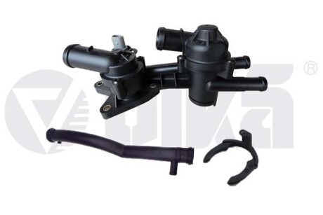 Термостат VW Polo/Skoda Rapid/Roomster 1.2/1.6 06- - ((3C121111M, 3C121110J, 3C121110AA, 3C121026M, 03C121111M)) Vika 11211888401