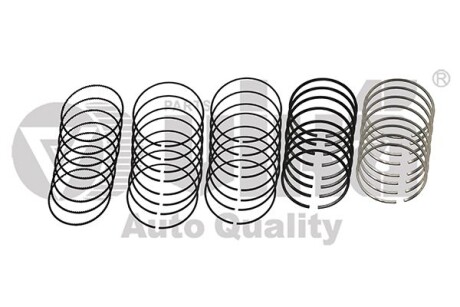 Комплект поршневих кілець 2,4 L/3,0L 81 мм (на 6 поршнів) Audi A4 (01-04),A6 (97-05) - (078198151C, 078198151E) Vika 11981631901