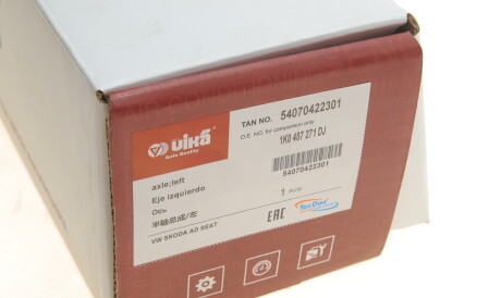 Фото 2 - Напіввісь Vika 54070422301