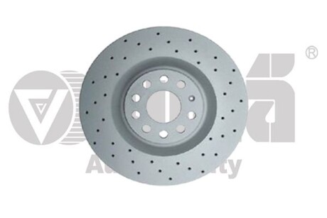 Диск тормозной передний Skoda Superb (08-13)/VW Golf (06-13),Passat (06-11) перфорированный (Geomet) - Vika 66151717001