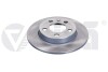 Диск тормозной задний Audi A3, TT /Skoda Octavia I /VW Golf IV, Bora (96-10) - Vika 66151730201 (фото 1)