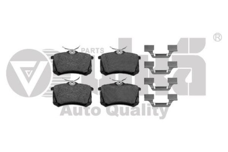 Колодки тормозные задние Skoda Octavia (01-11)/VW Golf (96-03)/Seat Leon (00-06),Toledo (99-04) - Vika 66980001501