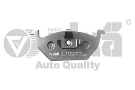 Колодки тормозные передние Skoda Fabia (00-10),Octavia (97-11)/VW Golf (98-01)/Seat Ibiza (06-10),Leon (00-06),Toledo (99-04) - Vika 66980008701