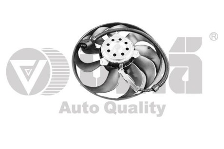 Вентилятор радиатора 220/60W VW Golf (98-06)/Audi A3 (01-03)/Seat Leon (00-06), Toledo (99-04) - Vika 99590596701