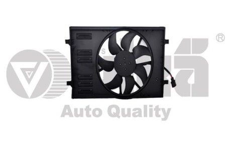 Вентилятор радиатора 400W Skoda Octavia (13-17)/VW Golf (14-17)/Audi A3 (13-16)/Seat Leon (13-16) - Vika 99591779301