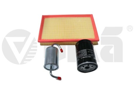 Комплект фильтров (3шт) VW Golf (83-97),Jetta (78-92),Passat (73-96),T4 (90-03) 0.8-2.3 бенз - Vika K11783901