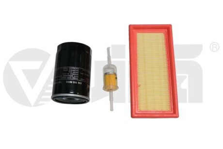 Комплект фильтров (3шт) VW Caddy (82-92),Golf (75-84,84-92) 1.5,1.6,1.8 бенз. - (251201511G, 251201511C, 251201511GSBV) Vika K11784601