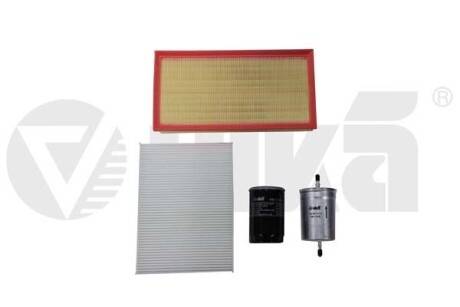 Комплект фильтров (4шт) VW Golf (91-97,97-02),Passat (90-97,97-00)/Audi A4 (94-00),A6 (94-97,97-05) 1.6,1.8,2.0 бенз. - Vika K11784701