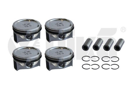 Поршень в комплекті; 4шт з аксесуарами - Vika K11786601