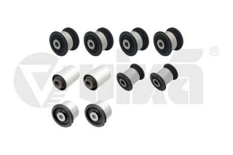 К-кт сайлентблоків 8 шт (4+2+2+2) 7L0407077+7L0407182G+7L0407183A+7L0412333A - ((95534124262, 95534124261, 95534124260, 7L0407182G, 7L0407182F)) Vika K41785101