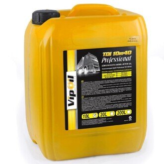 Моторна олива Professional TDI 10W-40, 10 л - VIPOIL 0162840