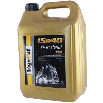 Моторна олива Professional TDI 15W-40, 5 л - VIPOIL 0340355