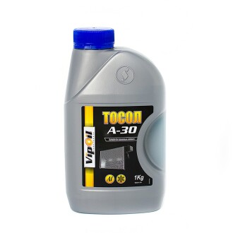 Антифриз Tосол А-30 -30°C синий, 1л - VIPOIL 701347