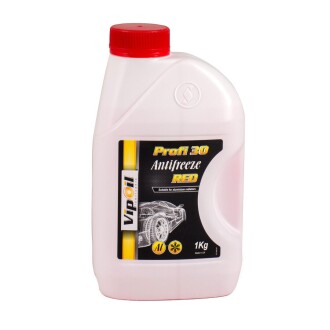 Антифриз Profi 30 Red -24°C красный, 1л - VIPOIL 701389