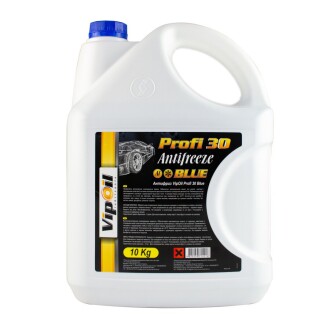 Антифриз Profi 30 Blue -24°C синій, 10л - VIPOIL 701397