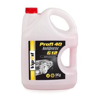 Антифриз G12 Profi 40 -40°C червоний, 5л - VIPOIL 701403