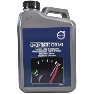 Антифриз-концентрат Concentrated Coolant -80°C зелений, 4л - VOLVO 31439721 (фото 1)