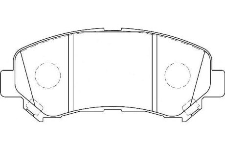 Гальмівні колодки дискові - WAGNER WBP24632A