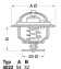 Термостат, охлаждающая жидкость - (273458, 8389512) WAHLER 4022.88D (фото 2)