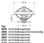 Термостат, охлаждающая жидкость - (0012039075, 0022033575, 0022033775) WAHLER 4078.79D (фото 1)