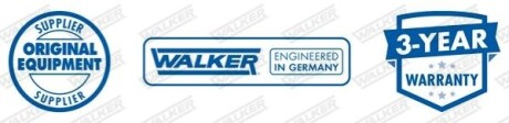 Middle silencer - (3C0253209G, 3C0253209C) WALKER 25194