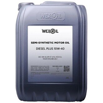 Моторна олива Diesel Plus 10W-40, 20 л - WEXOIL 9386 (фото 1)