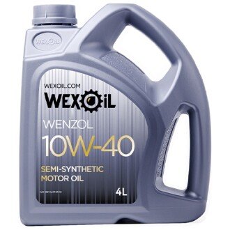 Моторна олива Wenzol 10W-40, 4 л - WEXOIL 9458 (фото 1)