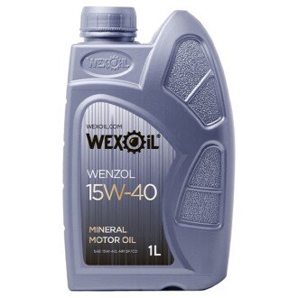 Моторна олива Wenzol 15W-40, 1 л - WEXOIL 9460