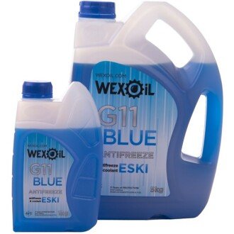 Антифриз G11 Antifreeze Eski -40°C синий, 1л - WEXOIL 9462