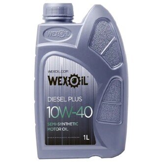 Моторна олива Diesel Plus 10W-40, 1 л - WEXOIL 9552