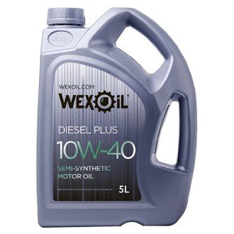 Моторна олива Diesel Plus 10W-40, 5 л - WEXOIL 9553 (фото 1)