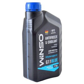 Антифриз Coolant Blue G11 -40°C синій, 1л - WINSO 880980 (фото 1)