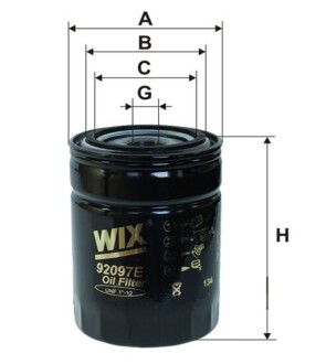 Оливний фільтр - (2062660, J0996900, J3215877) WIX 92097E