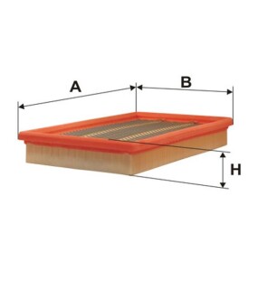 Повітряний фільтр - (b6S713Z40, B6S713Z409A, B65713740AL) WIX WA6288