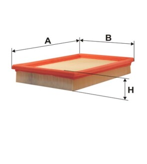 Повітряний фільтр - (he1923603, ay120ns027, he19236039b) WIX WA6291