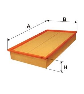 Повітряний фільтр - (9186361, 91863613) WIX WA6557