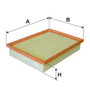 Фільтр повітряний - (1444CF, 1444CG, 1444CZ) WIX WA9404