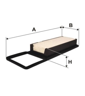 Повітряний фільтр - (17220PWC000, 17220PWA003, 17220PWC505HE) WIX WA9423