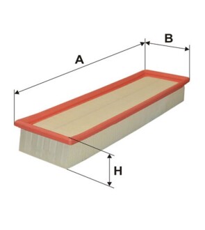 Воздушный фильтр - (1444CQ, 1444CR, 1444FC) WIX WA9452