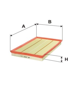 Фільтр повітряний BMW X5 (E70) 3.0i/si N52 06-10 FILTERS - WIX WA9660