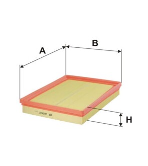 Повітряний фільтр - (6000618816, 6000619767, 6000620495) WIX WA9667